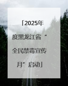 2025年度黑龙江省“全民禁毒宣传月”启动